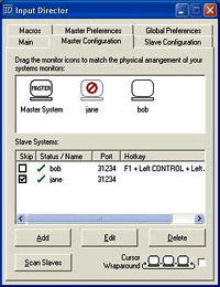 Control two computers with one keyboard and mouse